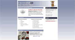 Desktop Screenshot of calculatedfire.com